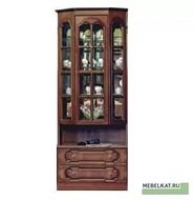 Витрина эркер с ящиками и с зеркалом системы Цнинский мод.2